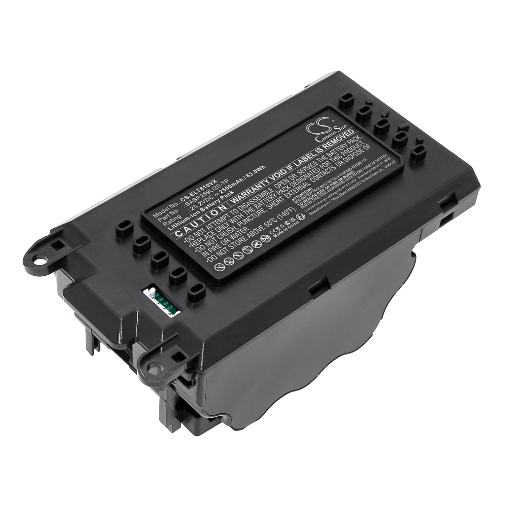 Batterijen voor stofzuigers Electrolux CS-ELT810VX