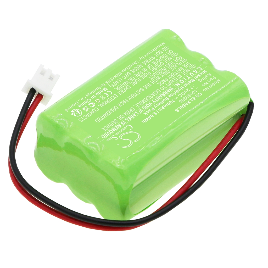 Compatibele batterijvervanging voor Esylux 10030956