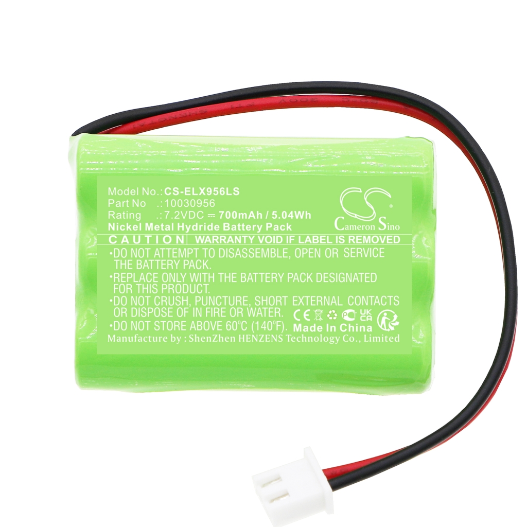 Compatibele batterijvervanging voor Esylux 10030956