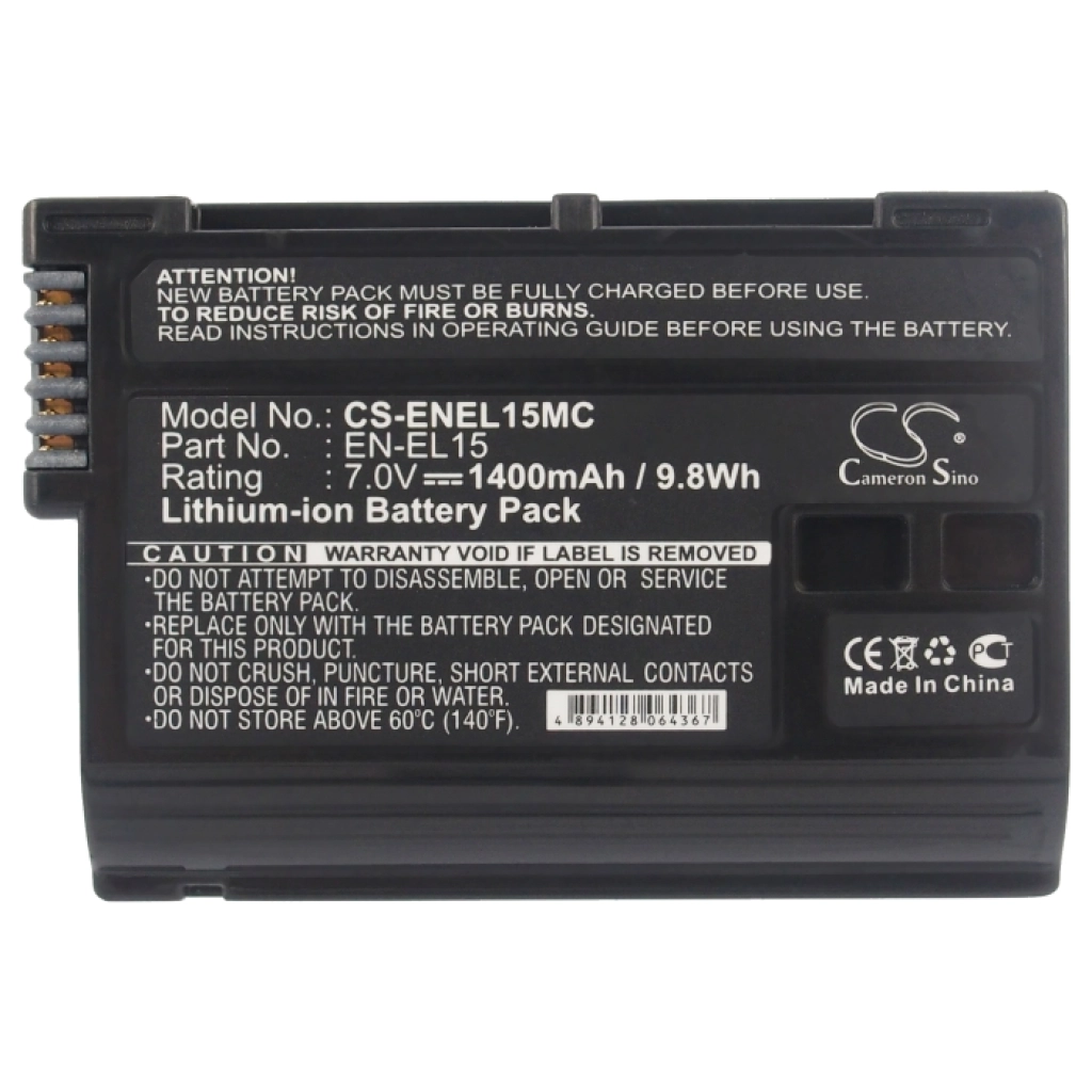 Batterij voor camera Nikon MB-N10