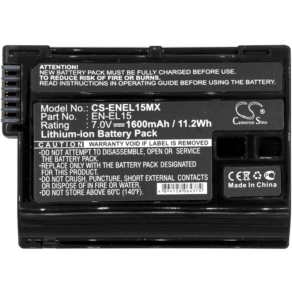 Batterij voor camera Nikon Z7
