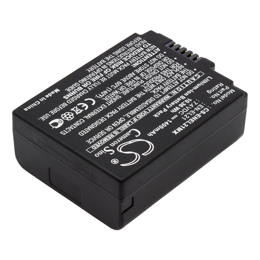 Batterijen Vervangt EN-EL21