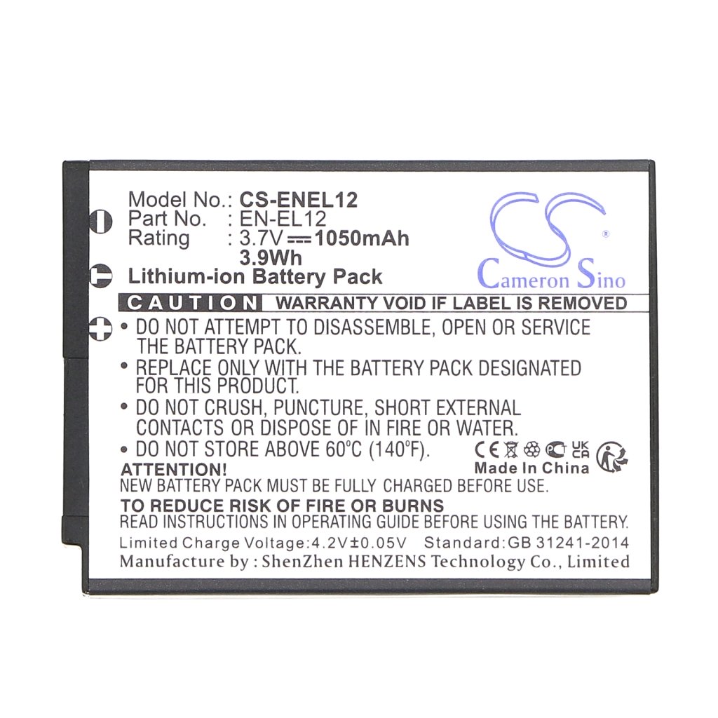 Camera Battery Nikon Coolpix S6300
