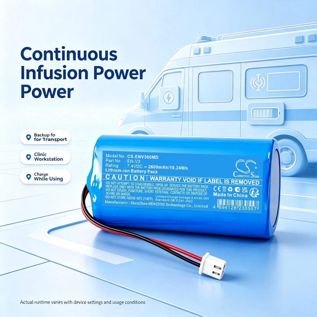 Batterijen compatibel met ENMIND EN-V3 EN-V3 CS-ENV300MD