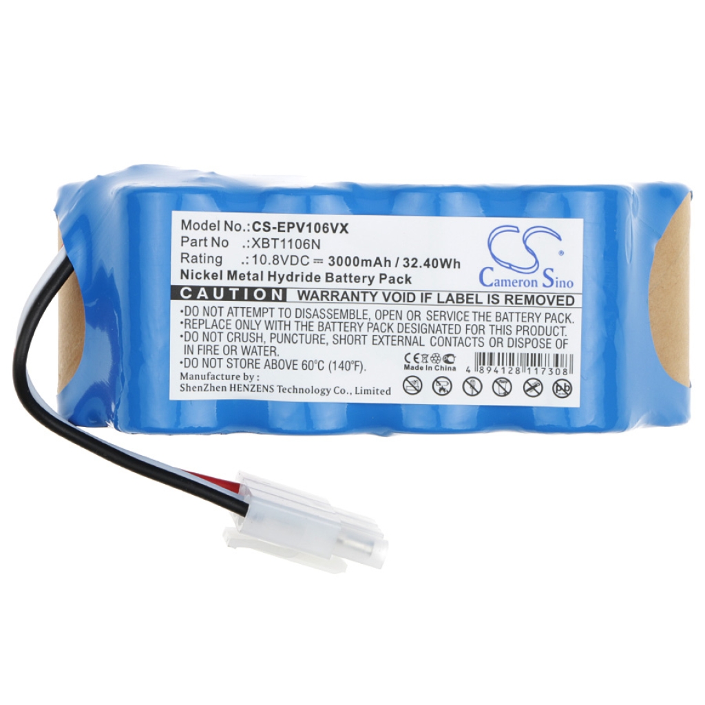 Compatibele batterijvervanging voor Shark XBT1106N