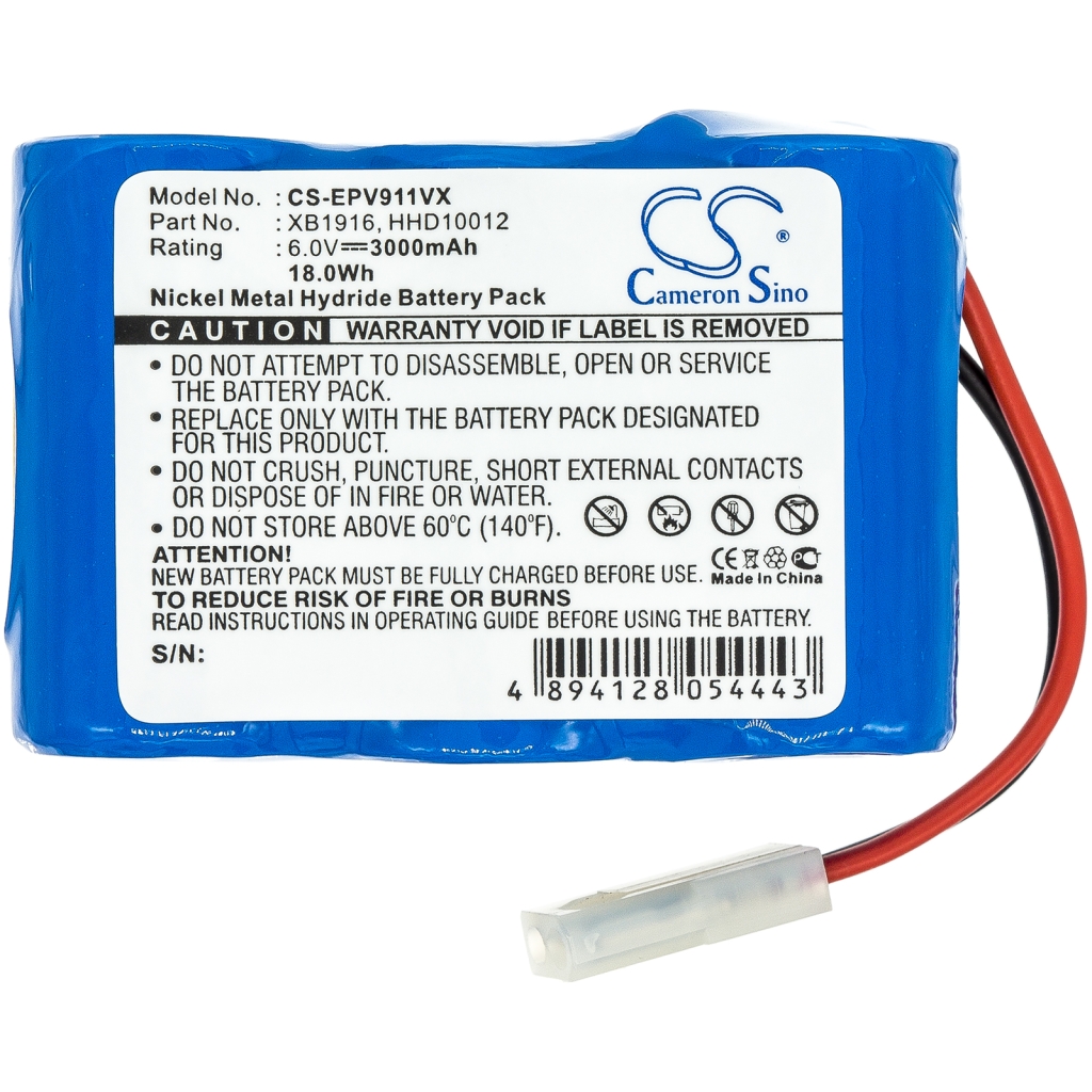 Batterijen voor stofzuigers Shark CS-EPV911VX