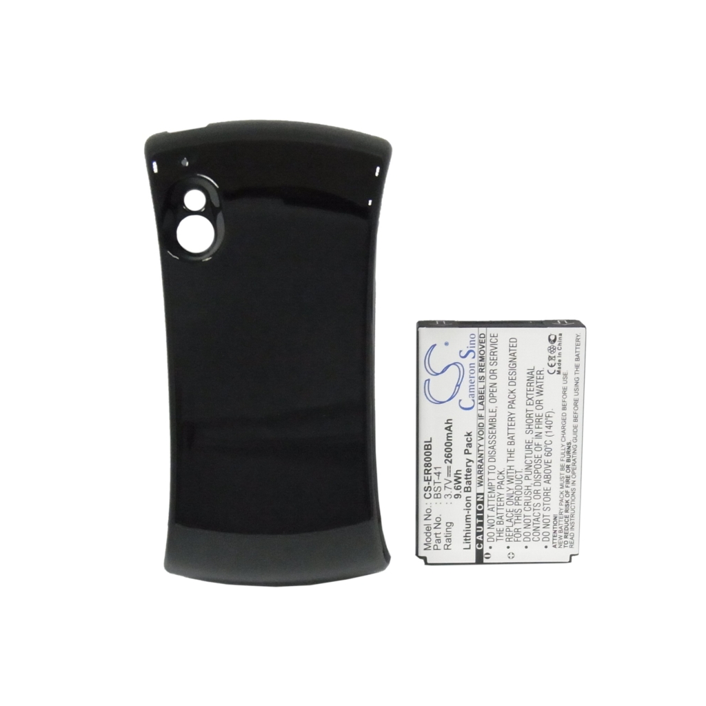 Battery compatible with Sony Ericsson CS-ER800BL