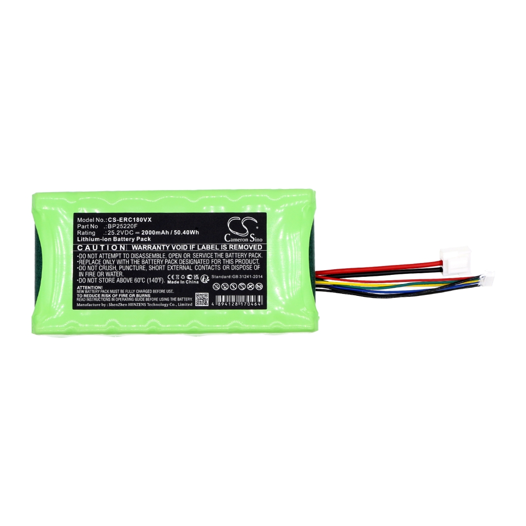 Compatibele batterijvervanging voor Eureka BP25220F