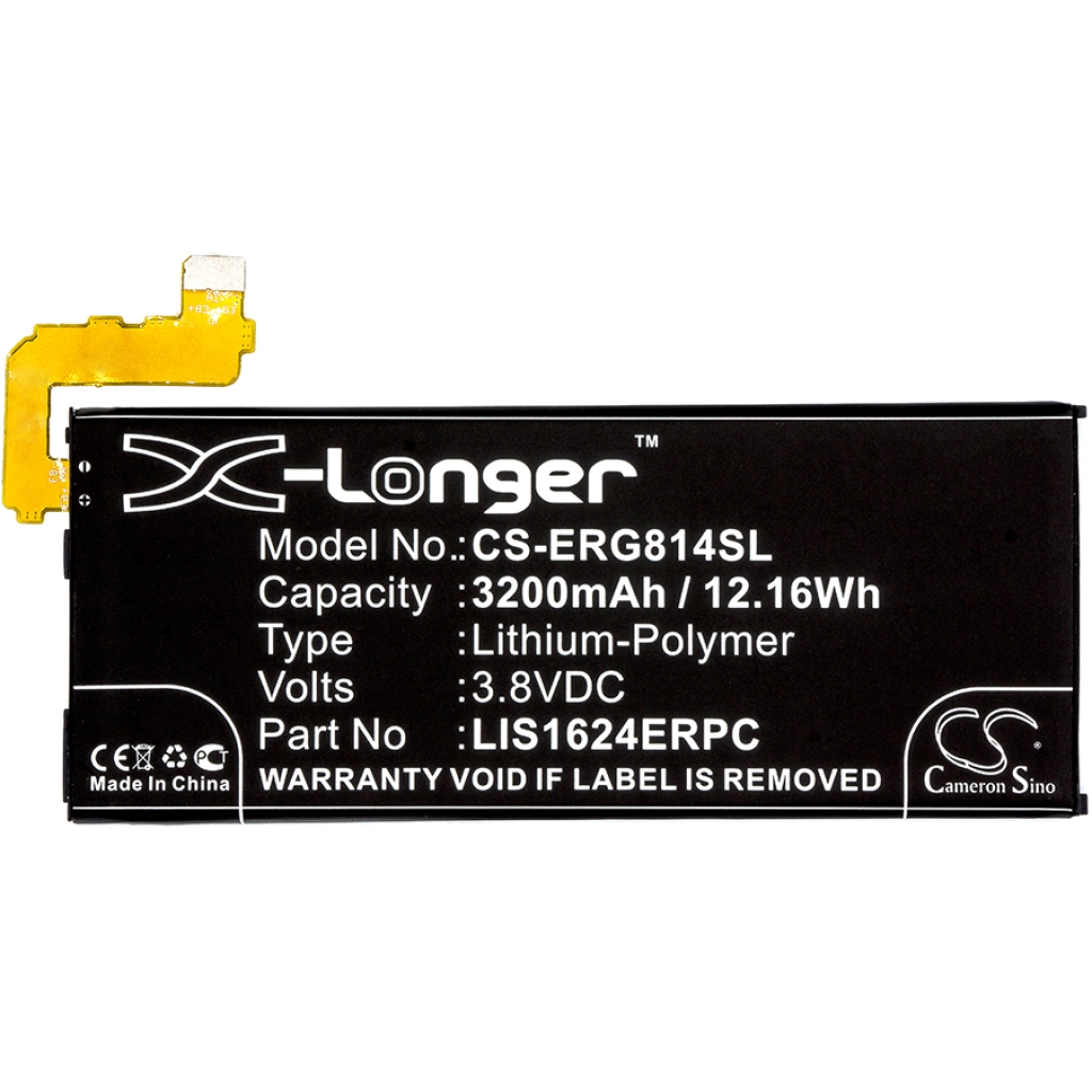 Compatibele batterijvervanging voor Sony LIP1642ERPC