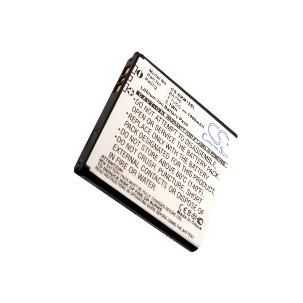 Compatibele batterijvervanging voor Sony Ericsson BA700