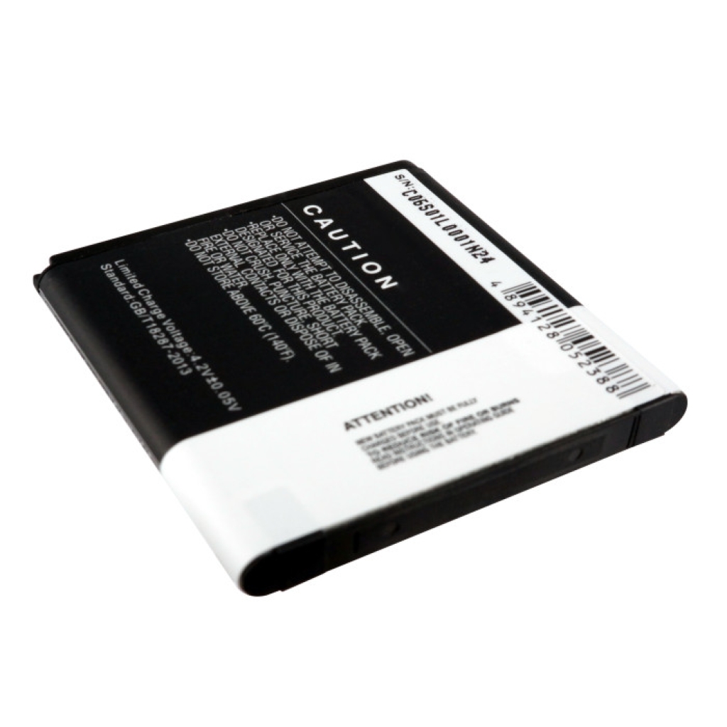 CS-ERM15XL back caution label with safety warnings and barcode
