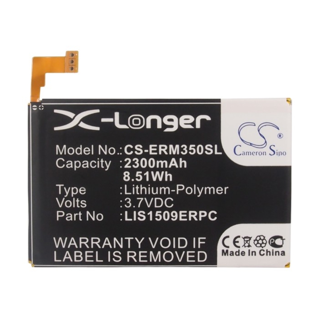 Batterijen Vervangt LIS1509ERPC