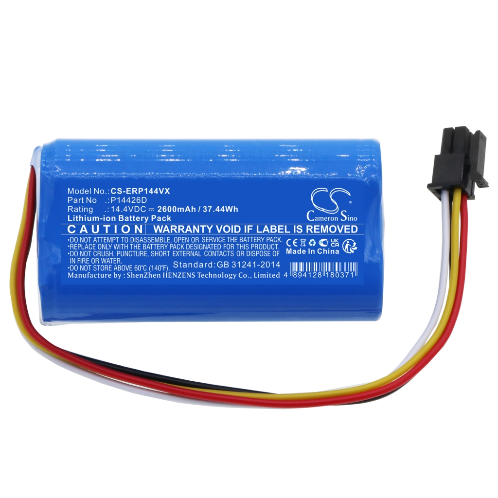 Compatibele batterijvervanging voor Eureka P14426D