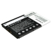 Cameron Sino CS-ERX1XL CAUTION label and barcode on flat battery