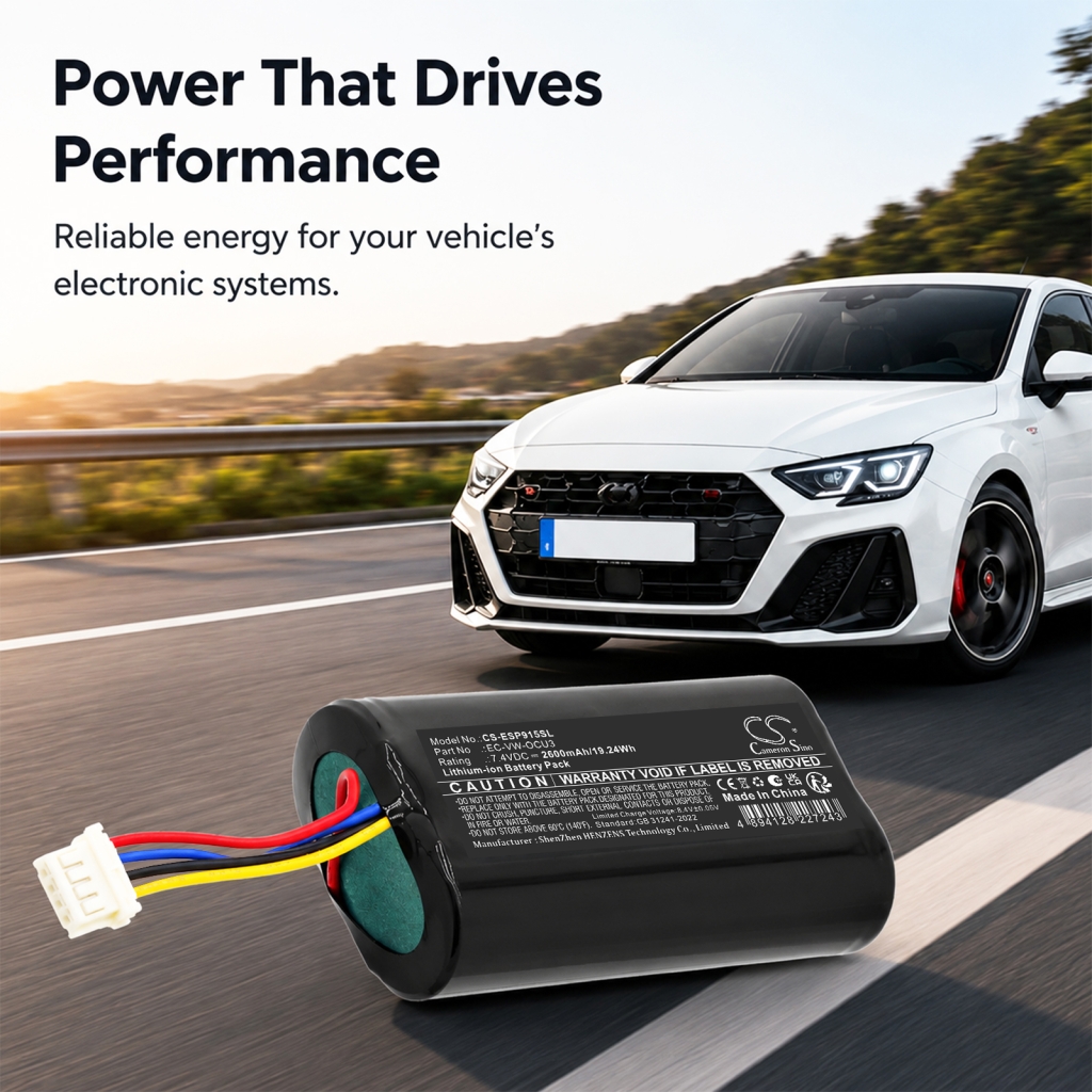 Battery compatible with Volkswagen Audi Seat Skoda CS-ESP915SL