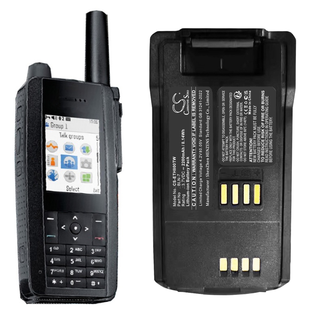 Batterij voor tweerichtingsradio EADS CS-ETH800TW