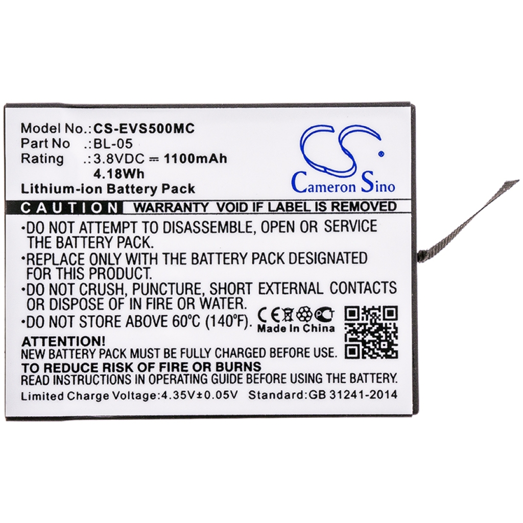 Mobile Phone Battery Tecno CS-EVS500MC