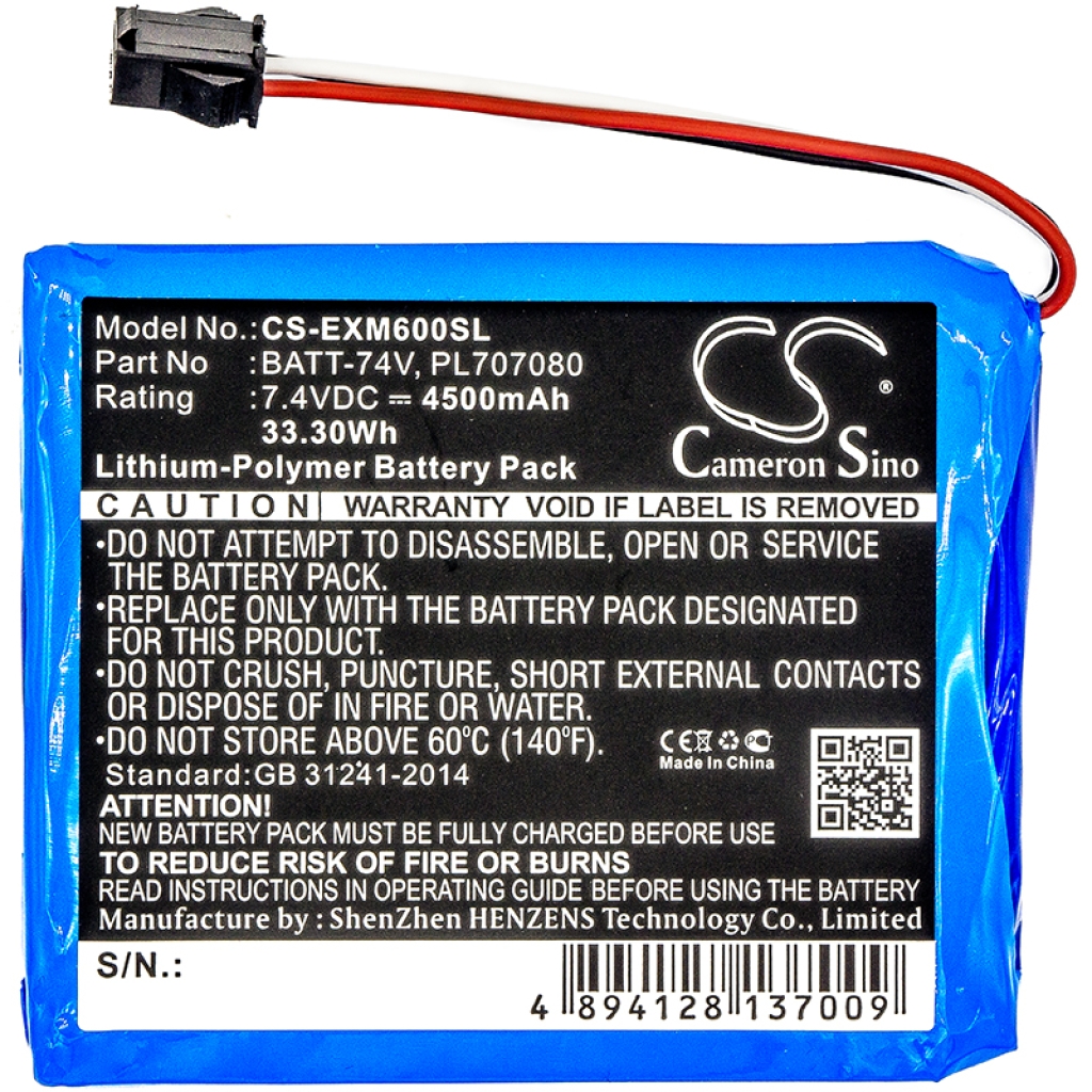 Batterijen Batterij voor elektrisch gereedschap CS-EXM600SL