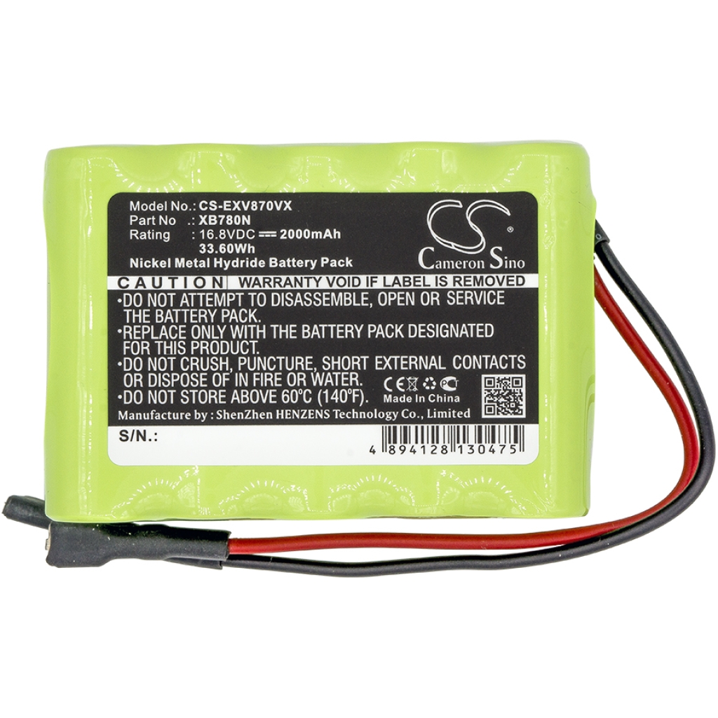 Compatibele batterijvervanging voor Shark XB780N