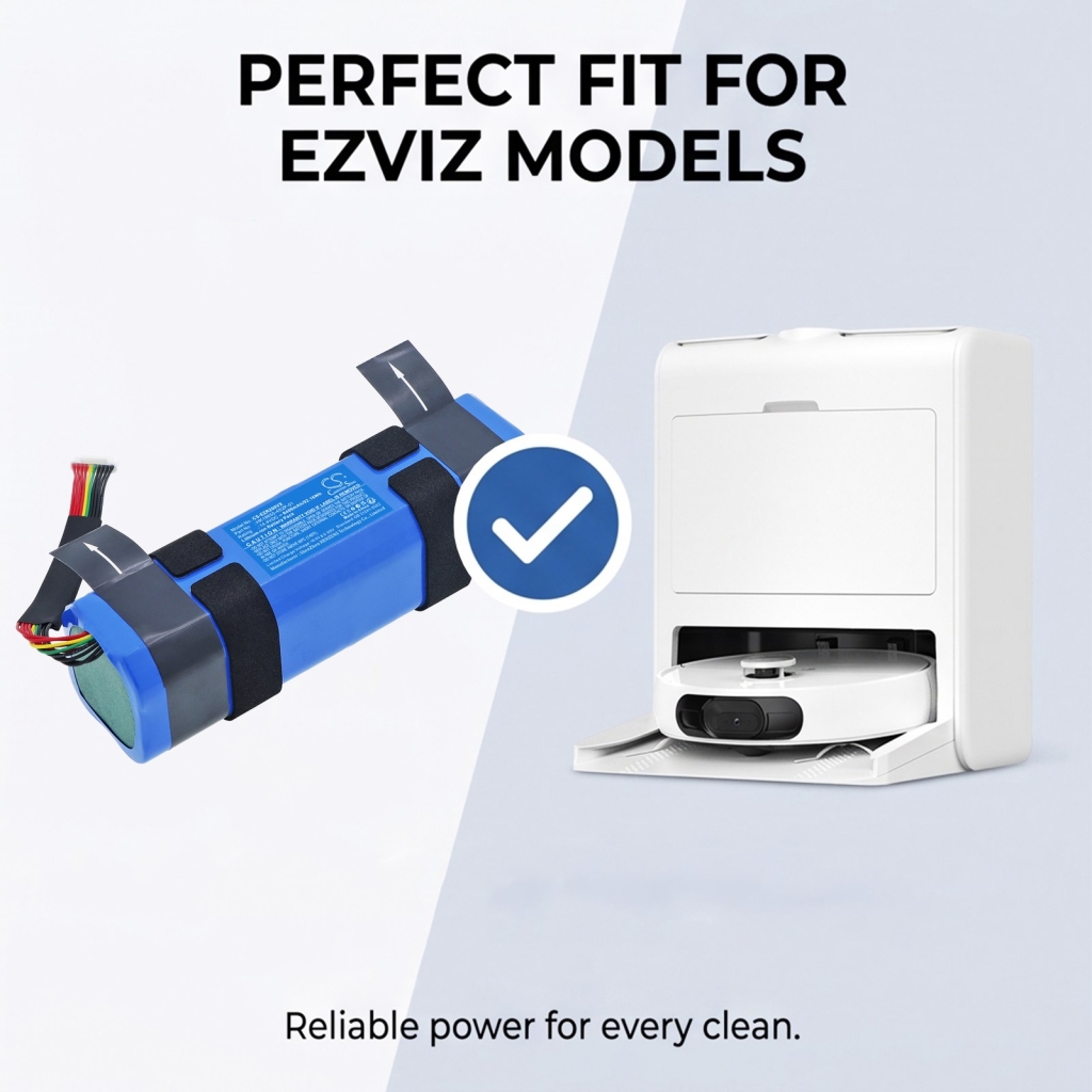 Batteries compatible with EZVIZ RS2 Robot Vacuum Cleaner CS-EZR200VX