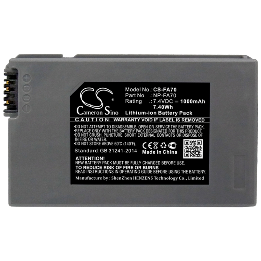 Battery compatible with Sony Trotec CS-FA70