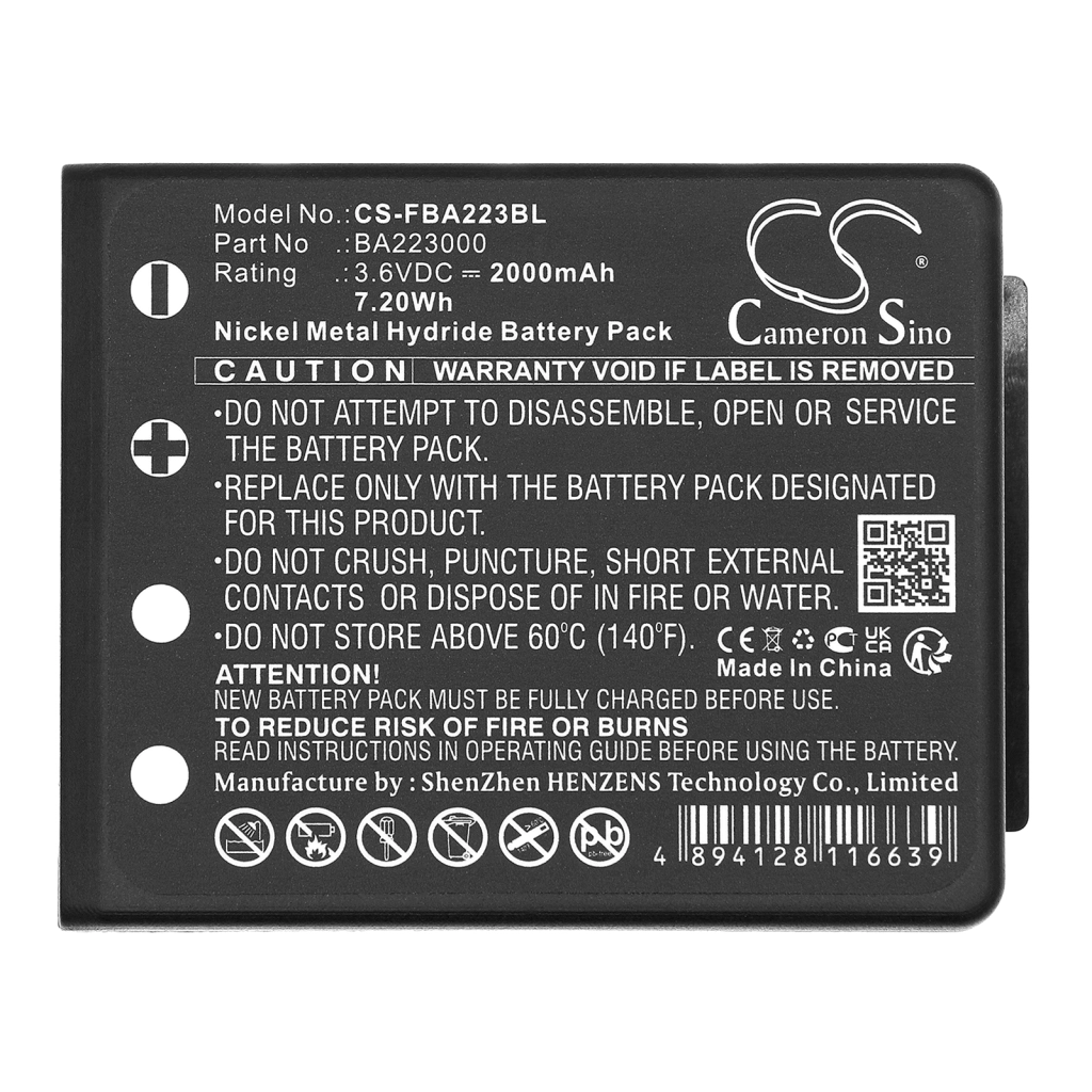 Batterijen Vervangt Fub9NM