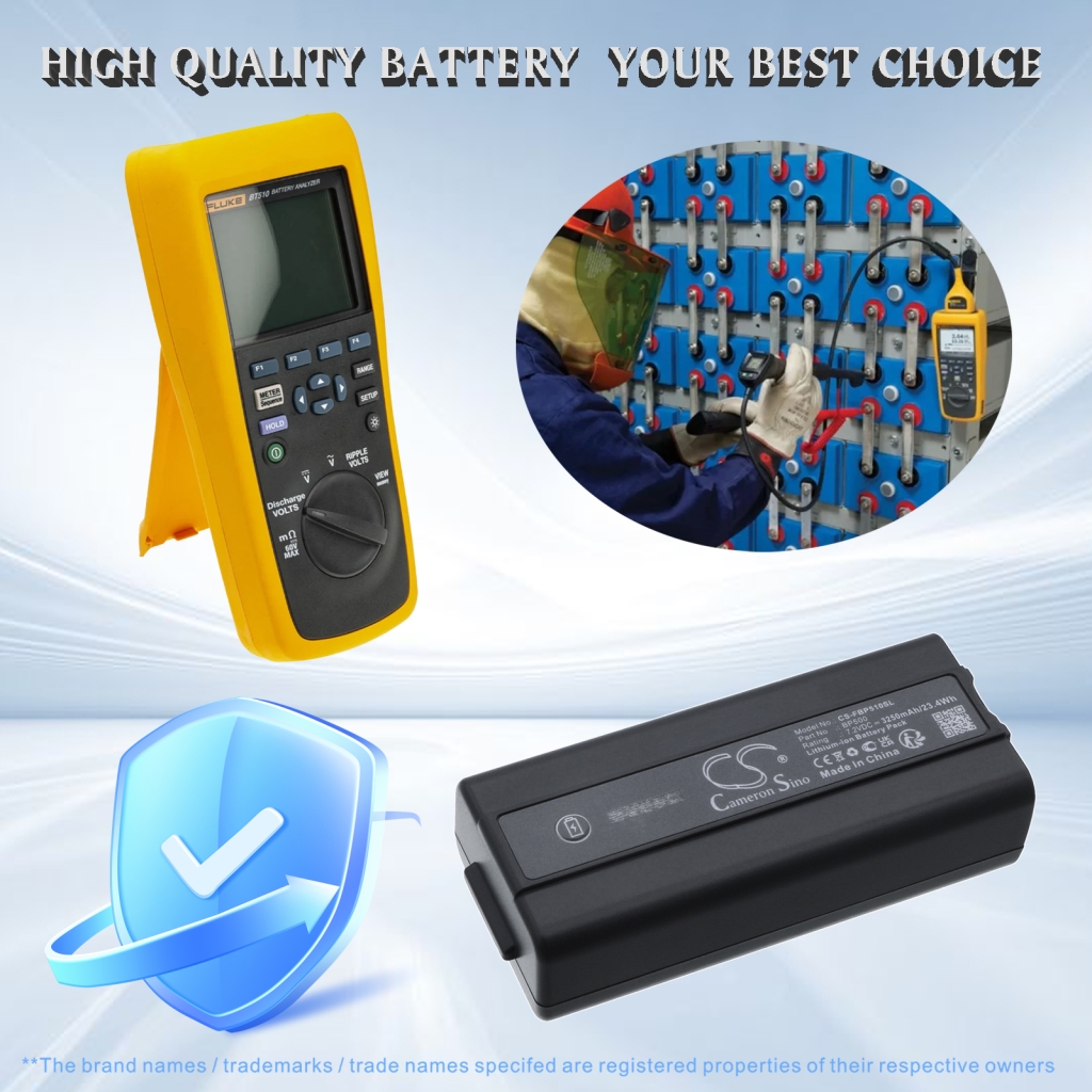 Batterij Vervangt BP500