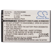 CS-FDC002MC<br />Batteries for   replaces battery FXDC02