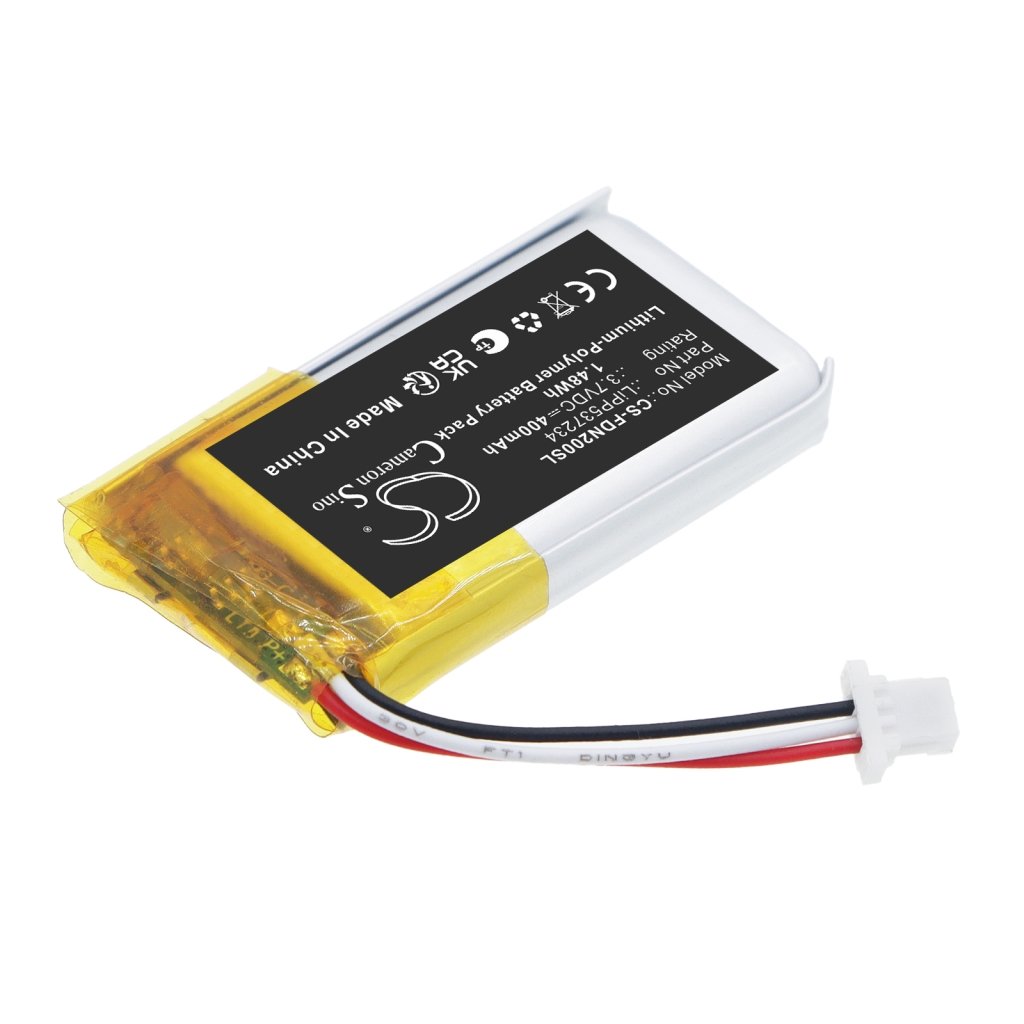 Batterijen compatibel met Fender F02-2311300/000 F02-2311300/000 CS-FDN200SL