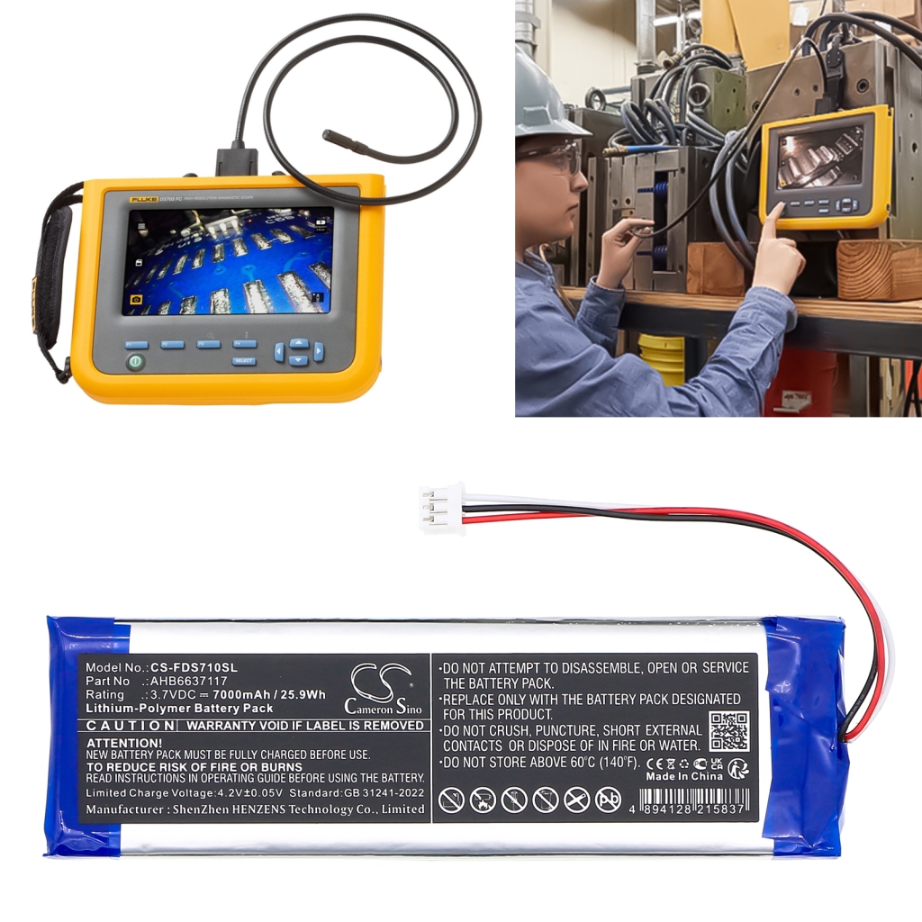 Batterij voor elektrisch gereedschap Fluke CS-FDS710SL