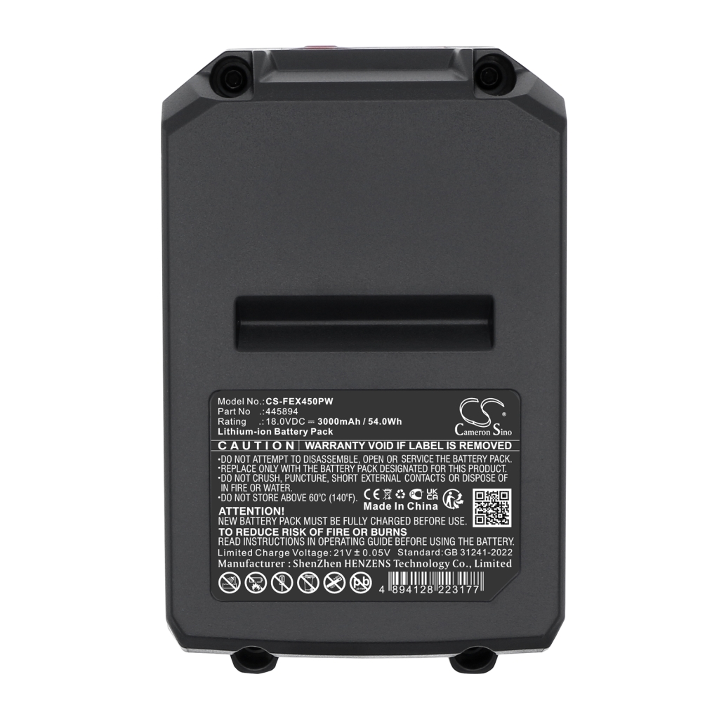 Compatibele batterijvervanging voor FLEX 445894