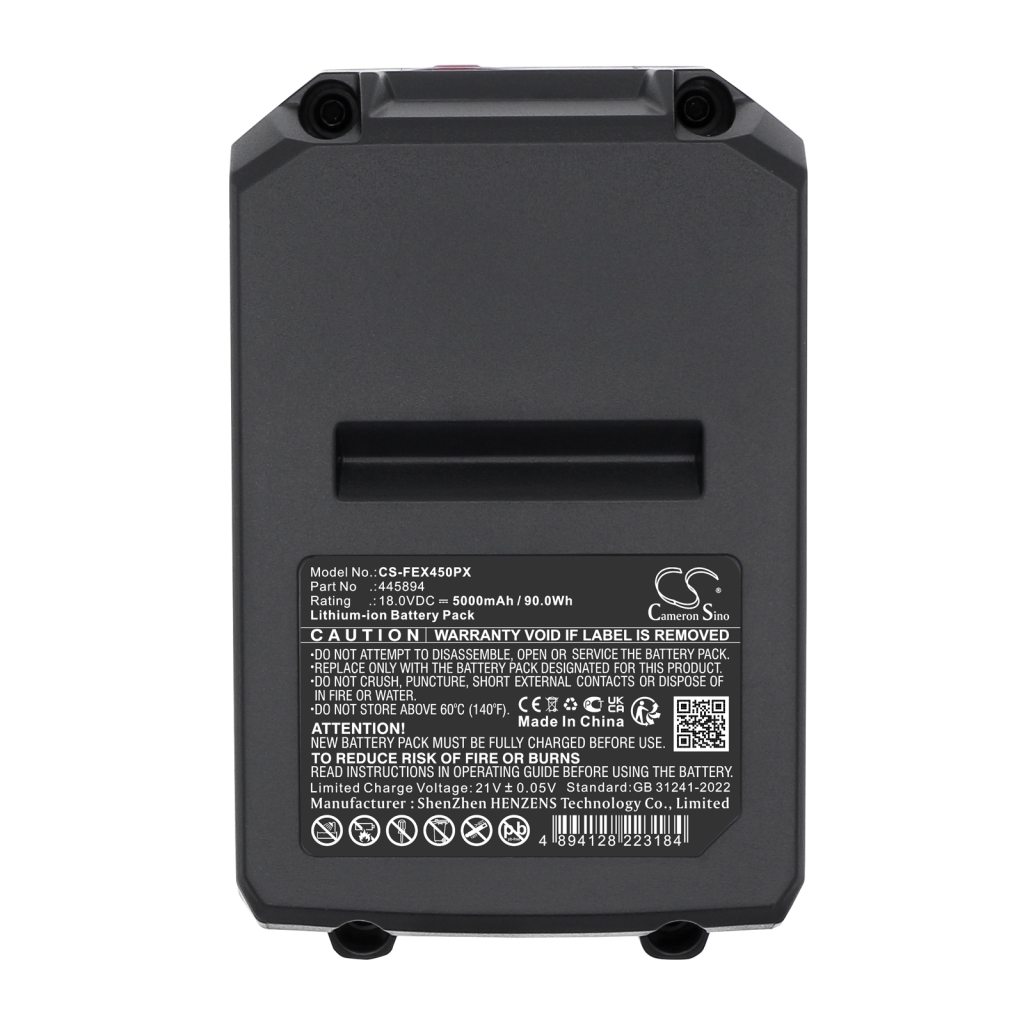 Compatibele batterijvervanging voor FLEX 445894