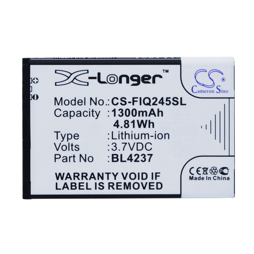 Compatibele batterijvervanging voor Fly BL4237