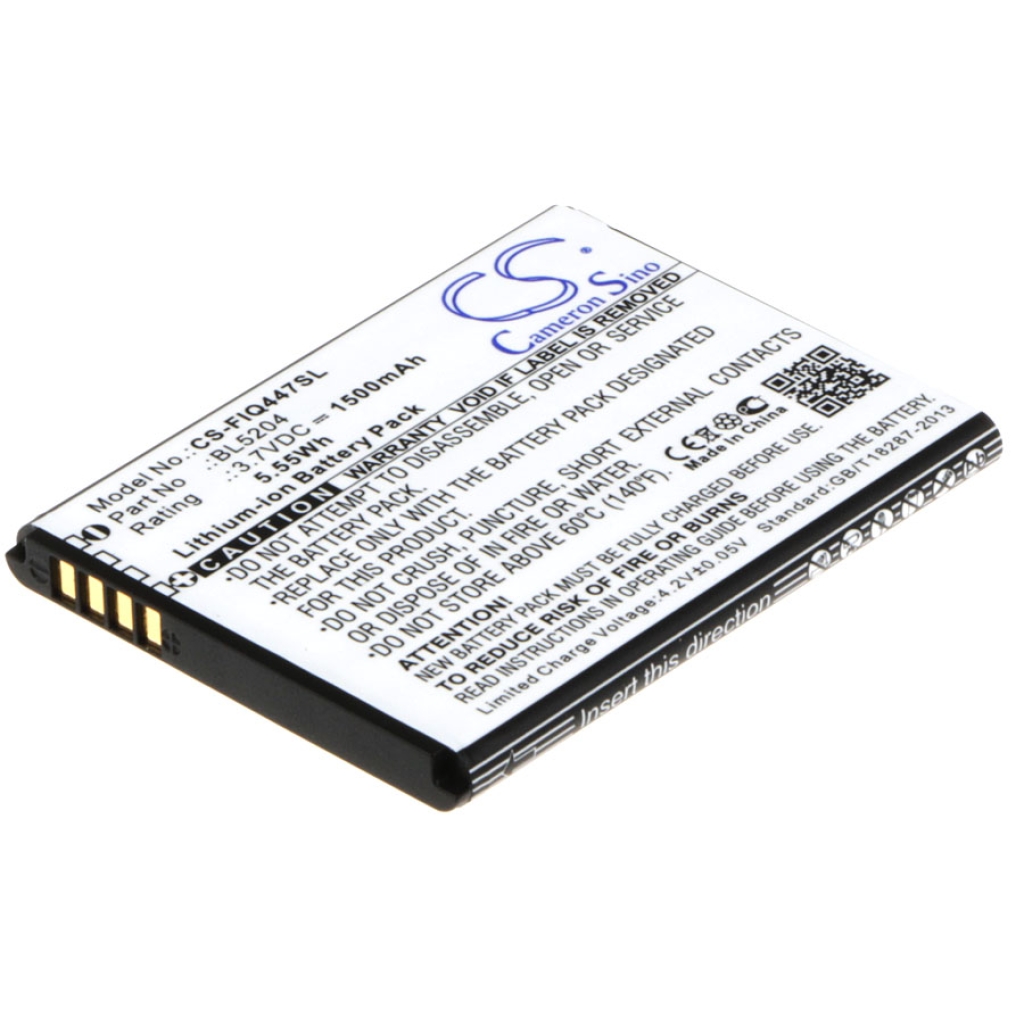 Compatibele batterijvervanging voor Fly BL5204
