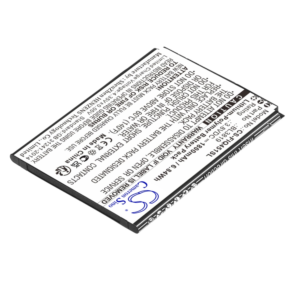 Compatibele batterijvervanging voor Fly BL3819