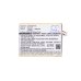 Compatible battery replacement for Fly BL7207