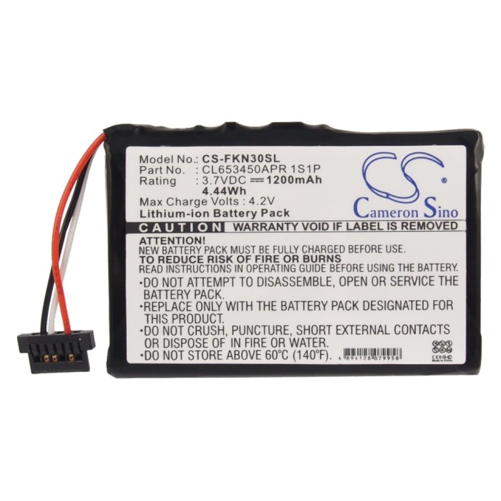 Batterijen GPS, Navigator Batterij CS-FKN30SL