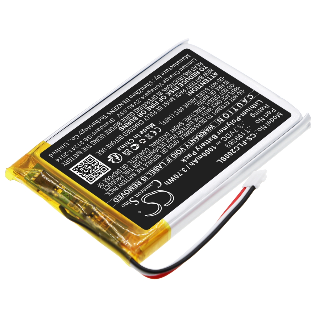 Compatibele batterijvervanging voor FLIR T199369