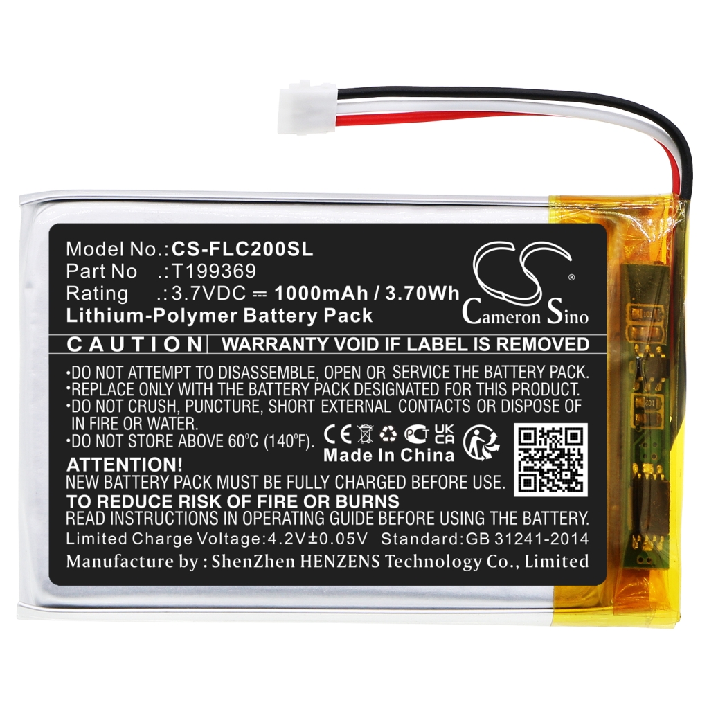 Compatibele batterijvervanging voor FLIR T199369