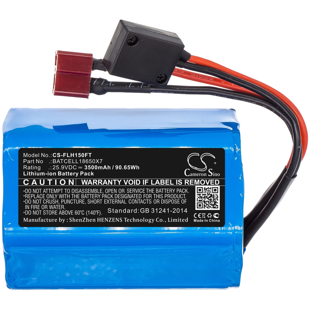 Compatibele batterijvervanging voor Bigblue BATCELL18650X7