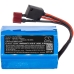 Compatibele batterijvervanging voor Bigblue BATCELL18650X7