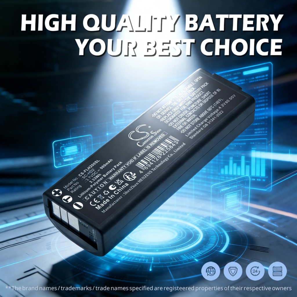 Battery compatible with Firefighter CS-FLH200SL