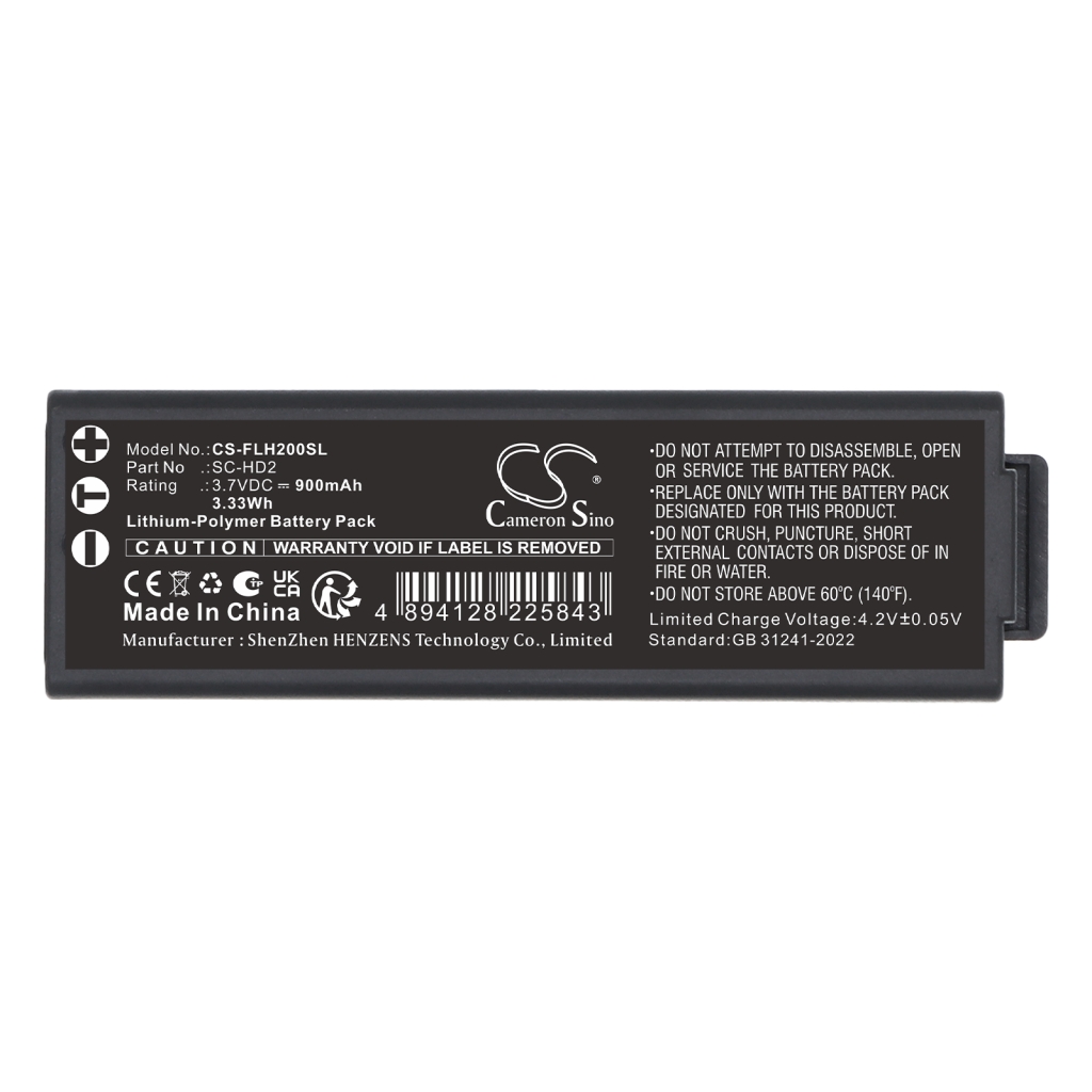 Battery compatible with Firefighter CS-FLH200SL