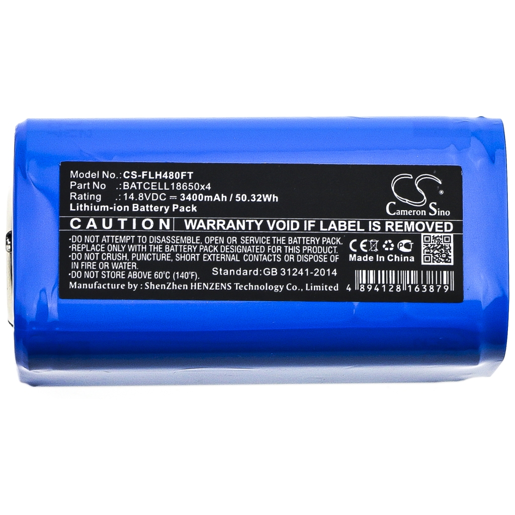 Compatibele batterijvervanging voor Bigblue BATCELL18650X4