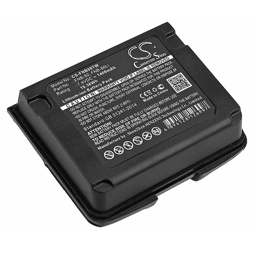 Batterijen Batterij voor tweerichtingsradio CS-FNB80TW