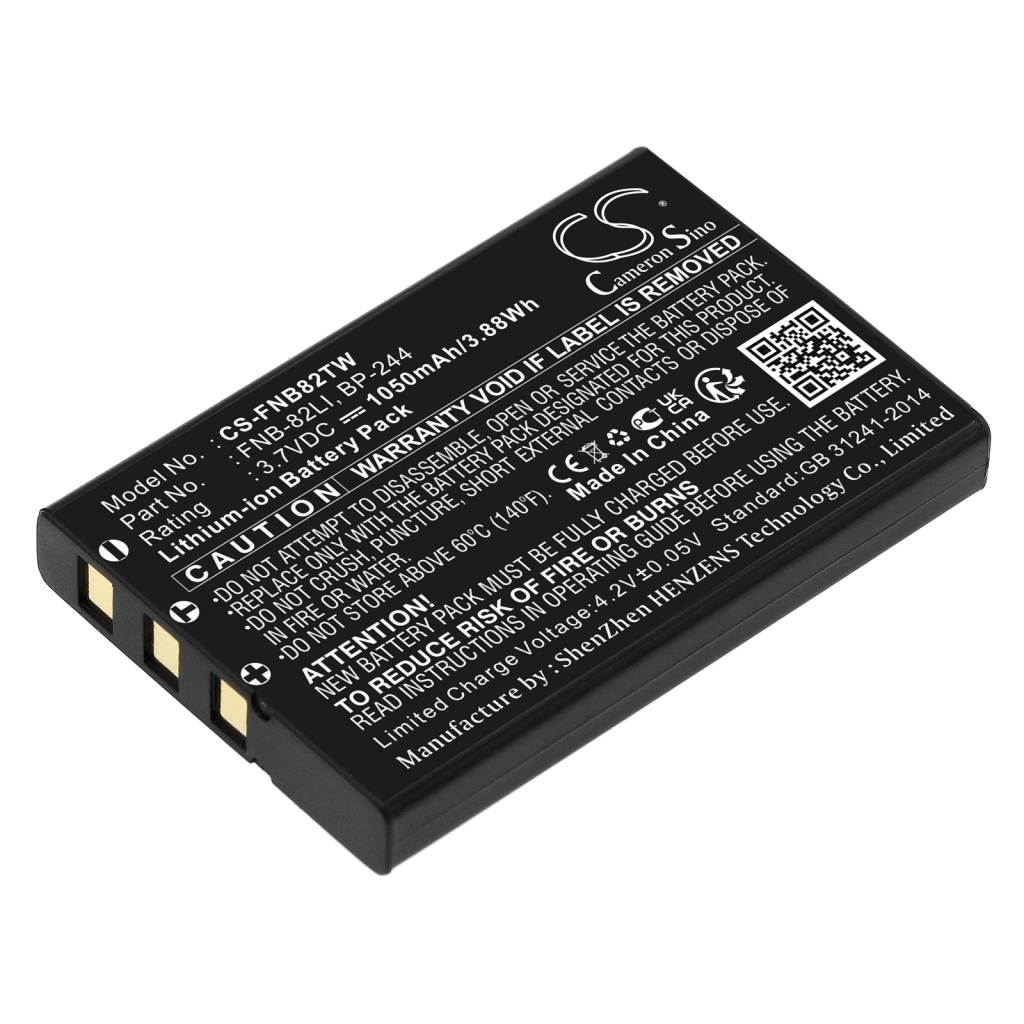 Batterij voor camera Zennox CS-FNB82TW