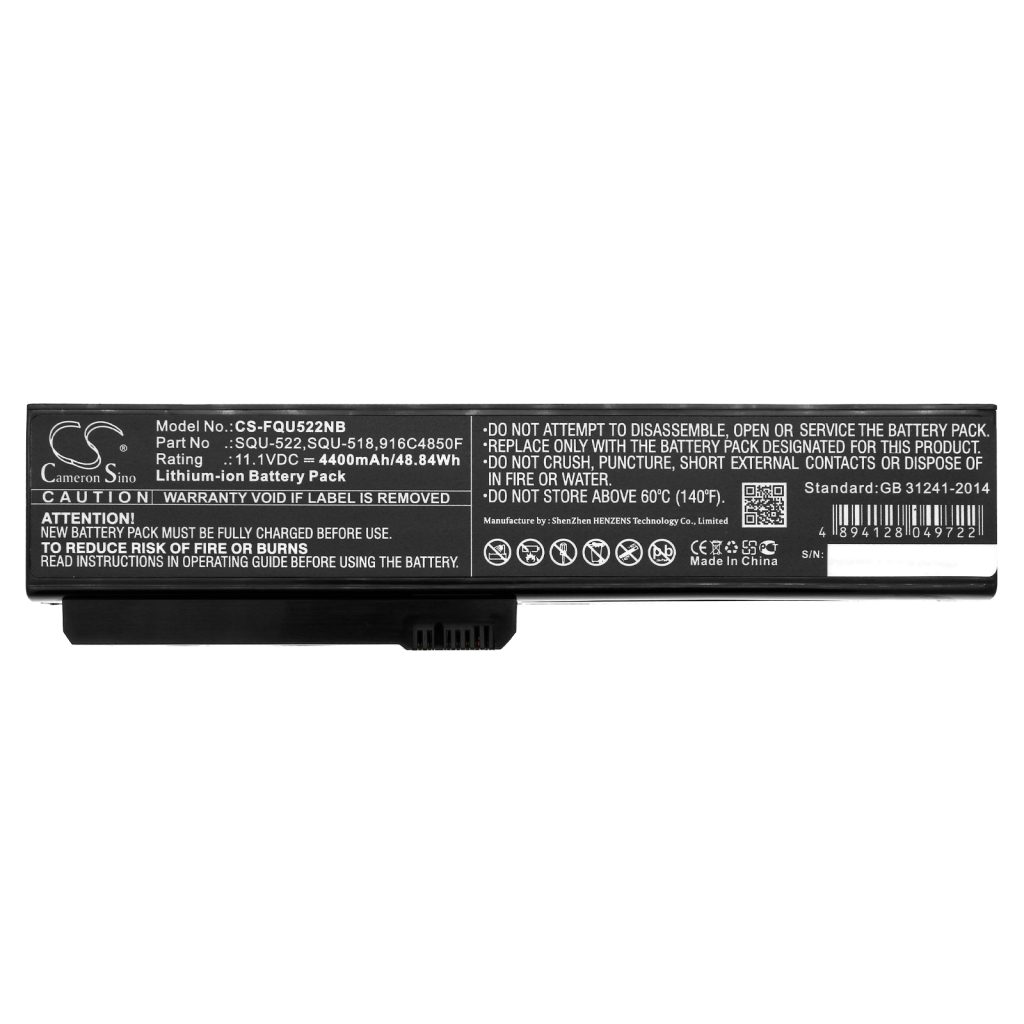 Battery Replaces 3UR18650F-2-QC12W