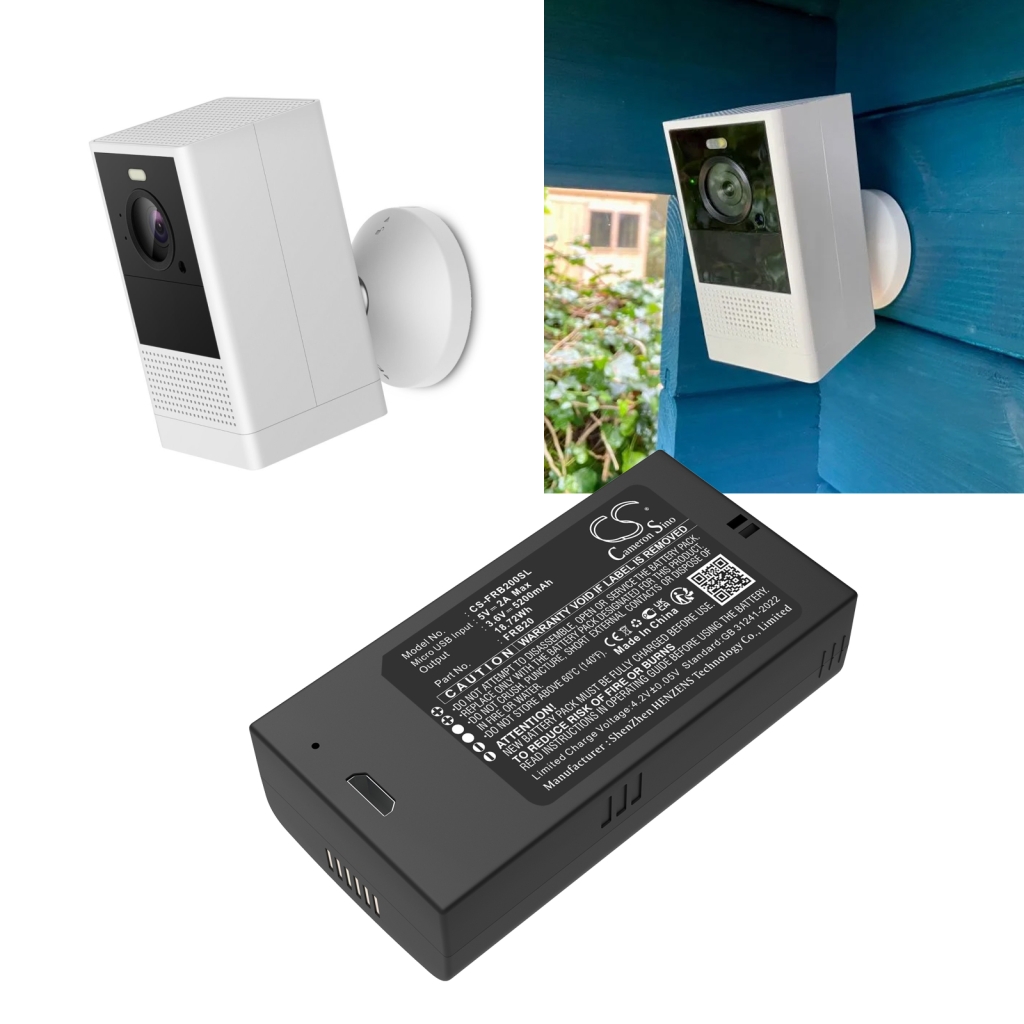 Compatibele batterijvervanging voor Imou FRB20