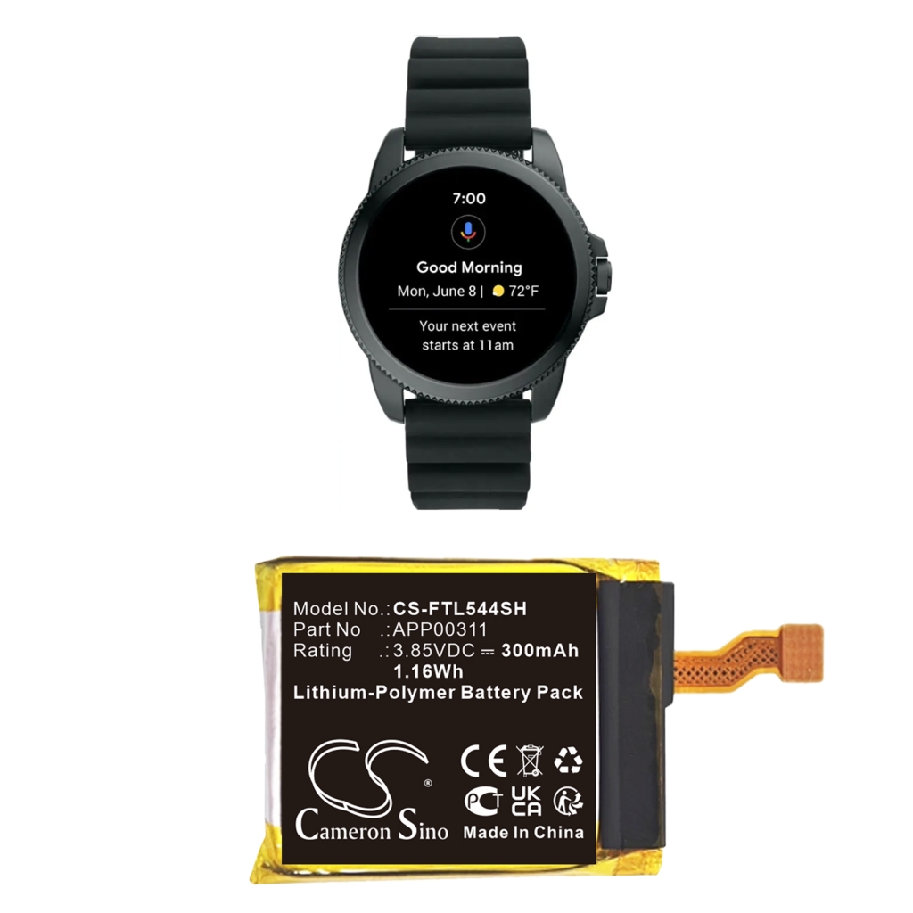 Smartwatch batterij Fossil CS-FTL544SH