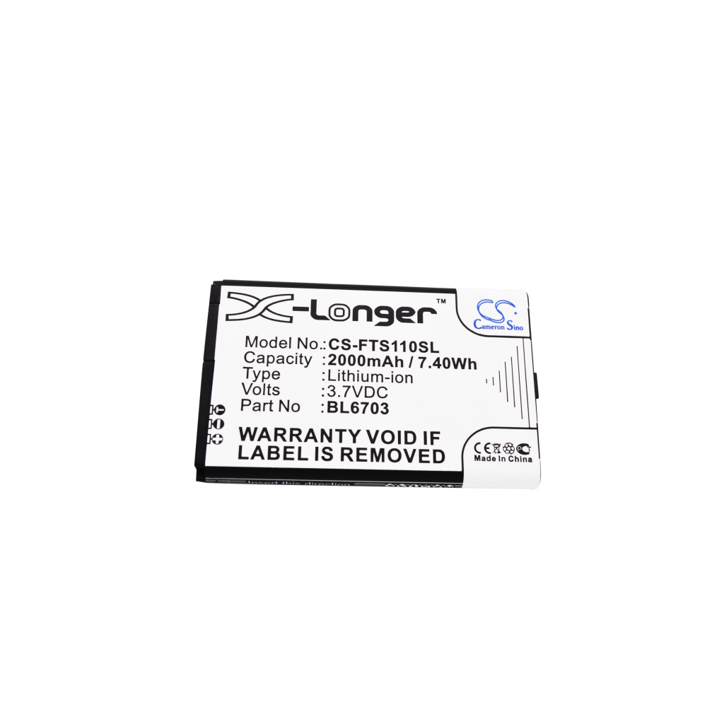Compatibele batterijvervanging voor Fly BL6703